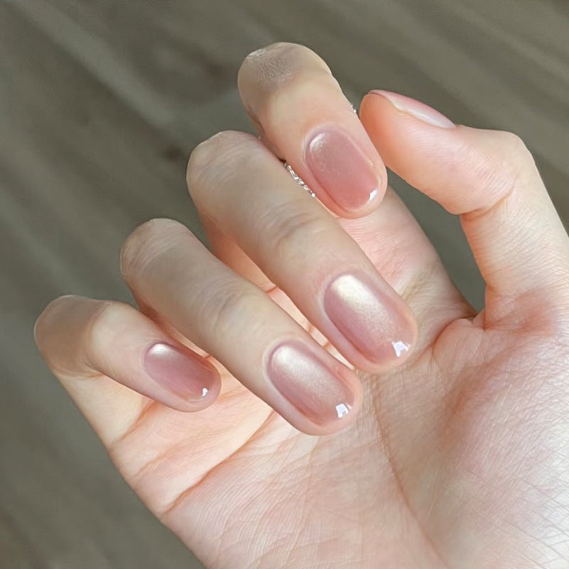 Natural Finish Press-On Nail Art Bowlift