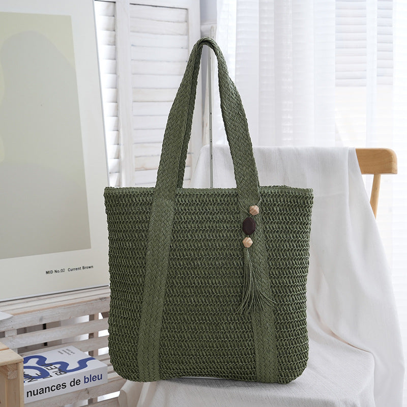 Handmade Beach Bag Made of High-Quality Natural Material Bowlift