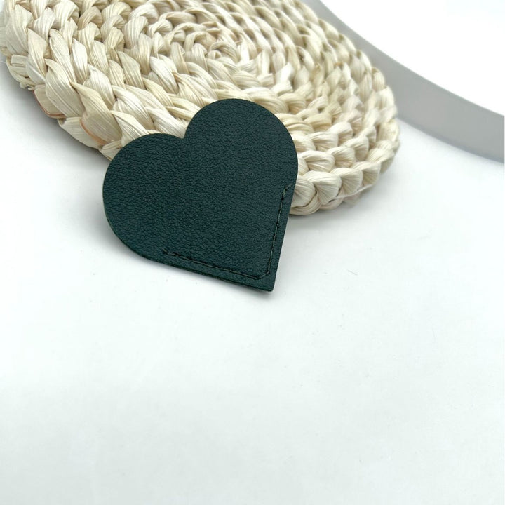 Heart-Shaped Leather Accessory Bowlift