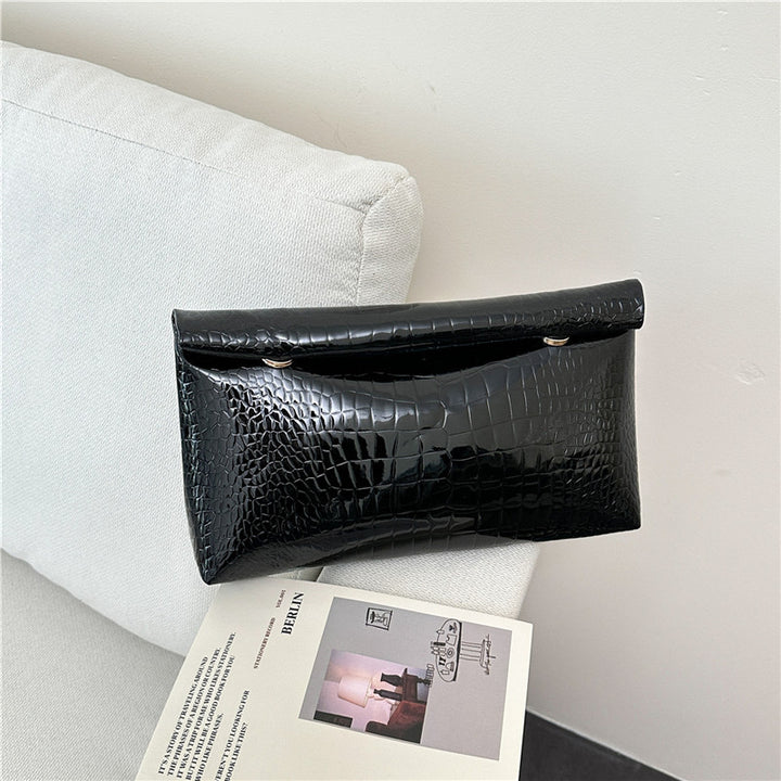 WoElegant Crocodile Pattern Clutch Bag Bowlift