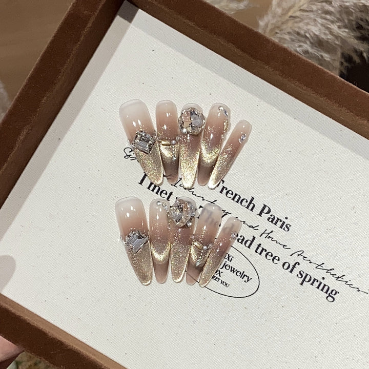 Glamorous Press-On Nail Art Set Bowlift