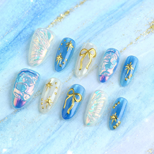 Artistic Press-On Nail Art Set Bowlift 1787542830