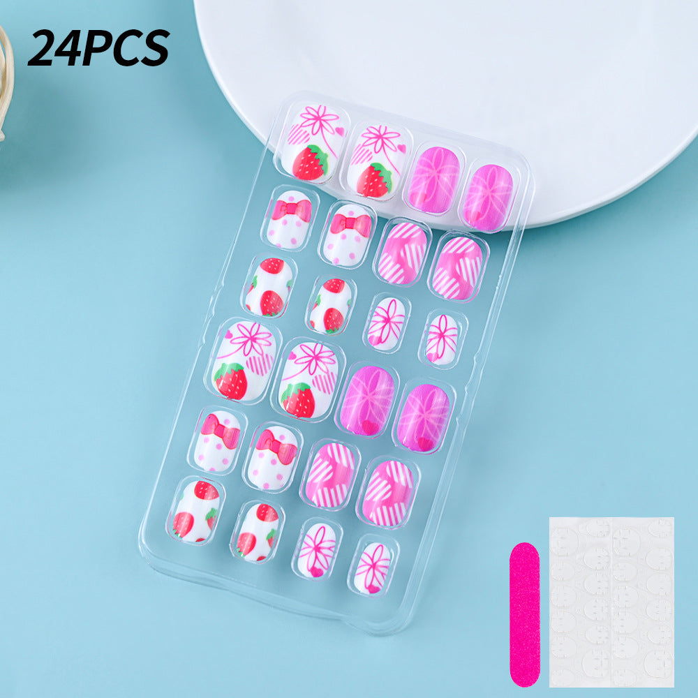 Themed Summer Beach Nail Art Press-On Nails Bowlift