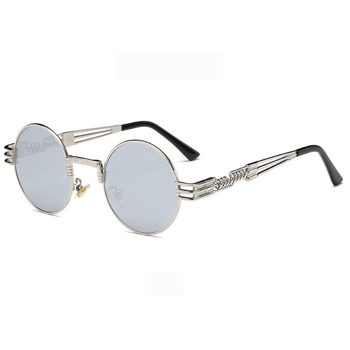 Women Artistic Round Glasses Bowlift