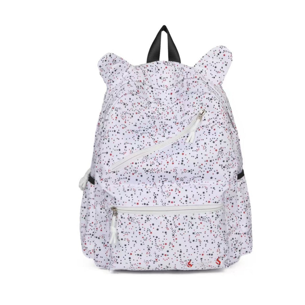 Backpack with Stylish Animal Ear Design and Multifunctional Compartments Bowlift