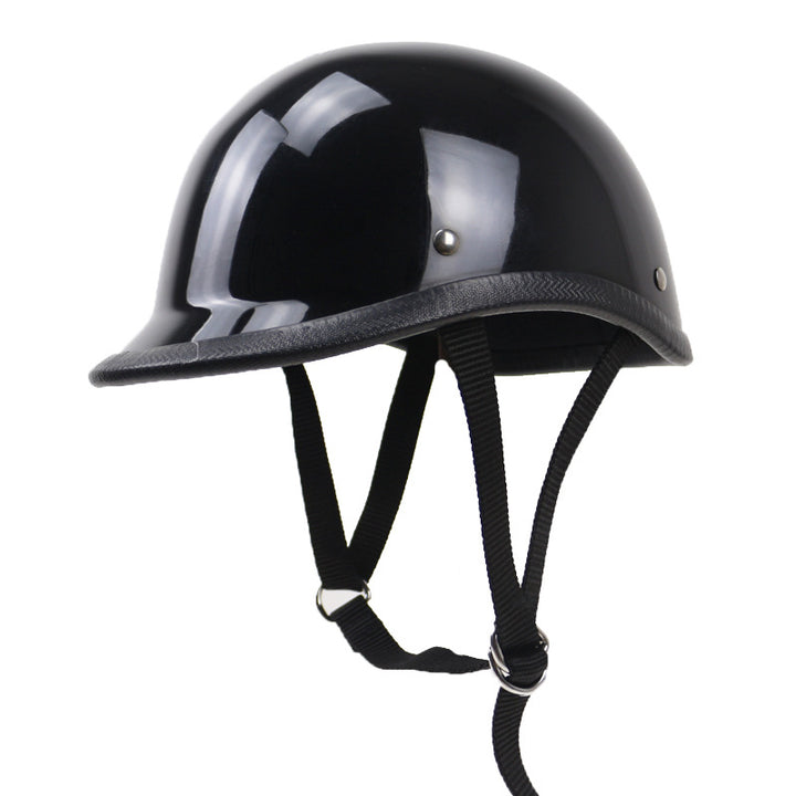 Classic Lightweight Motorcycle Safety Helmet Bowlift