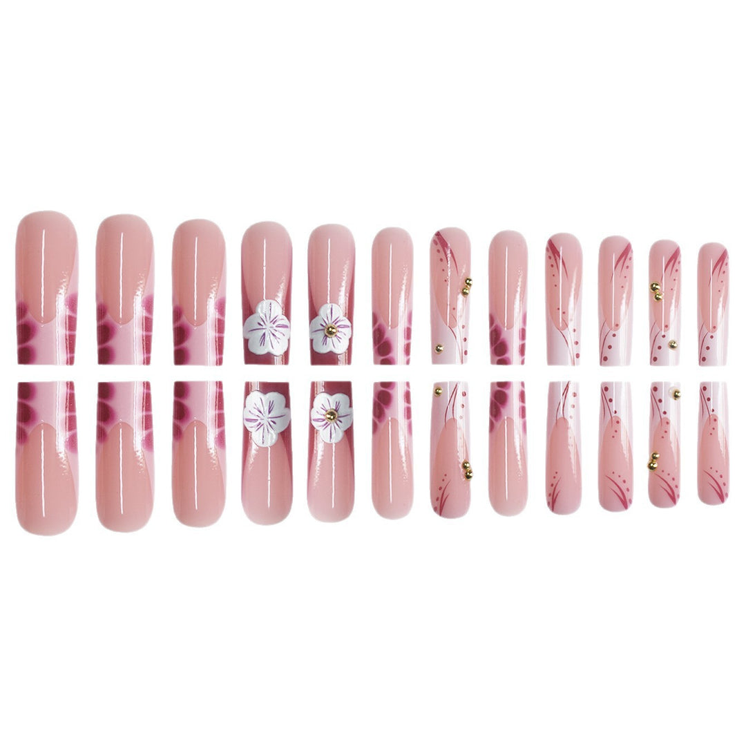 Premium Floral Nail Art Extensions Bowlift