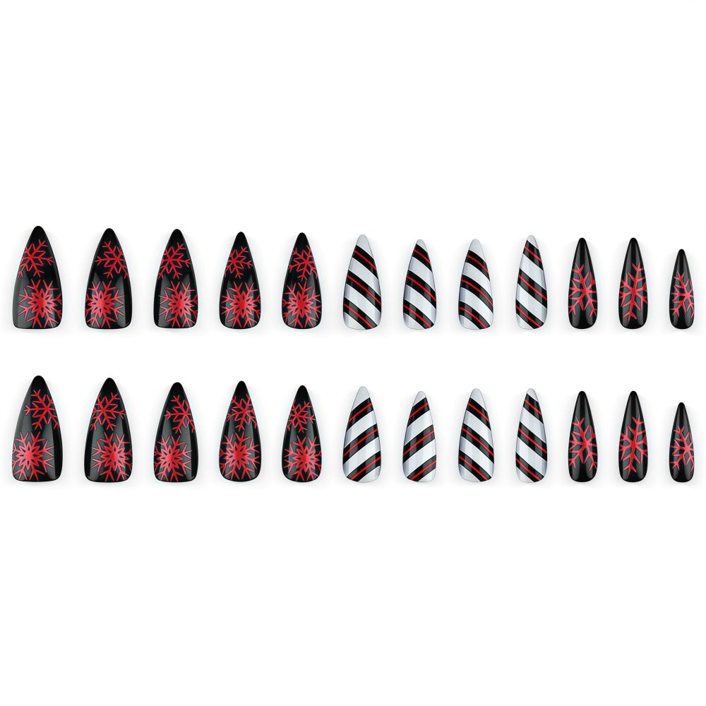 Artificial nails in elegant stiletto design with silky finish Bowlift