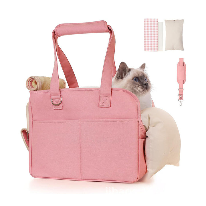 Pet carrier bag with cozy interior Bowlift