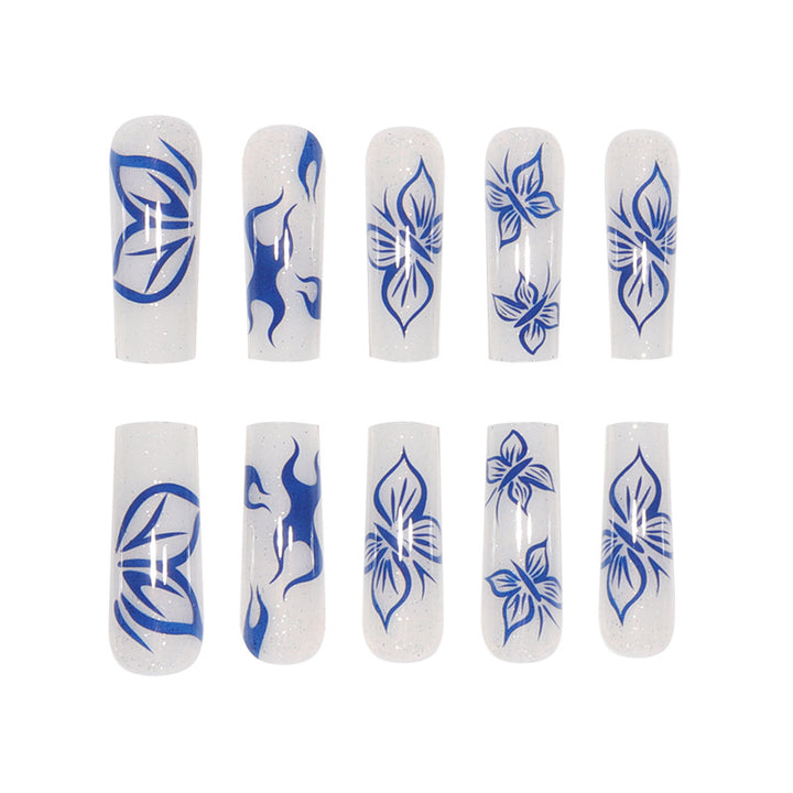 Floral-Inspired Stiletto Press-On Nails Bowlift