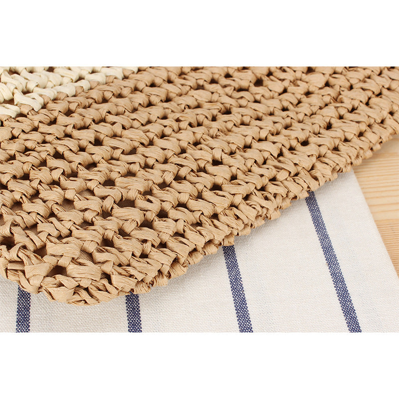 Practical Crossbody Bag Made of Braided Natural Material Bowlift