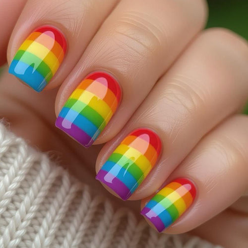 Rainbow Gradient Nail Art Kit Bowlift