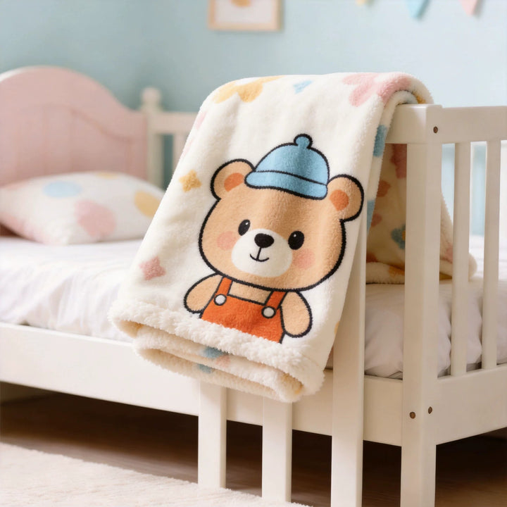 Children's cuddly blanket with animal motif Bowlift