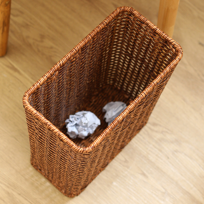 Unisex Rectangular Storage Basket made of handwoven material Bowlift