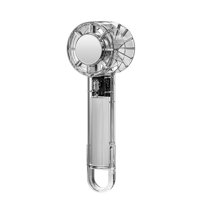 Ladies Portable Hand Fan with Integrated Mirror Bowlift