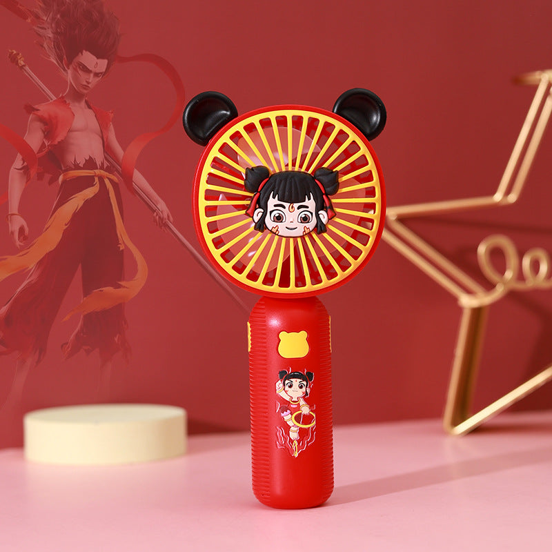 Women's portable handheld fan with creative animal ears Bowlift