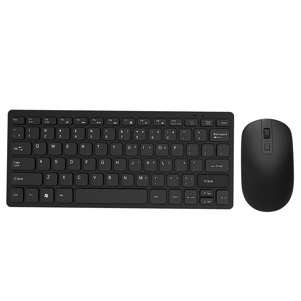 Compact Wireless Keyboard and Mouse Set Bowlift