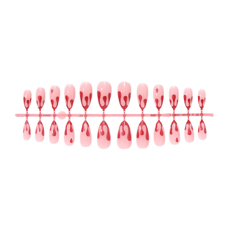 Artificial Nail Set with Modern Accents Bowlift