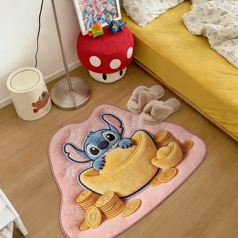 Fun Cartoon-Themed Plush Area Rug