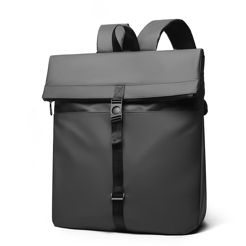 Modern Waterproof Roll-Top Backpack Bowlift
