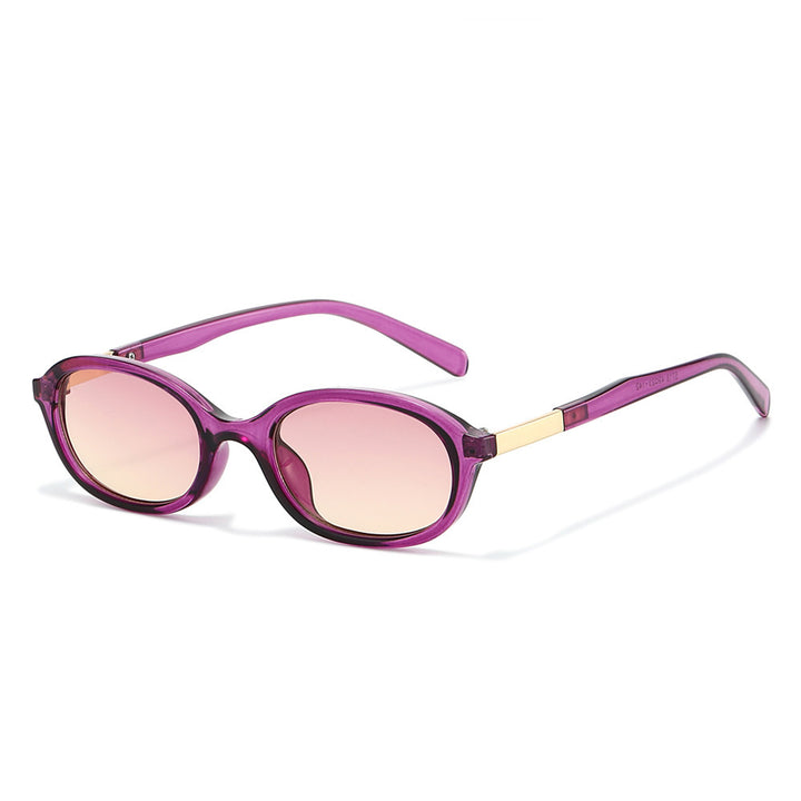 Elegant Vintage Oval Frame Sunglasses Bowlift