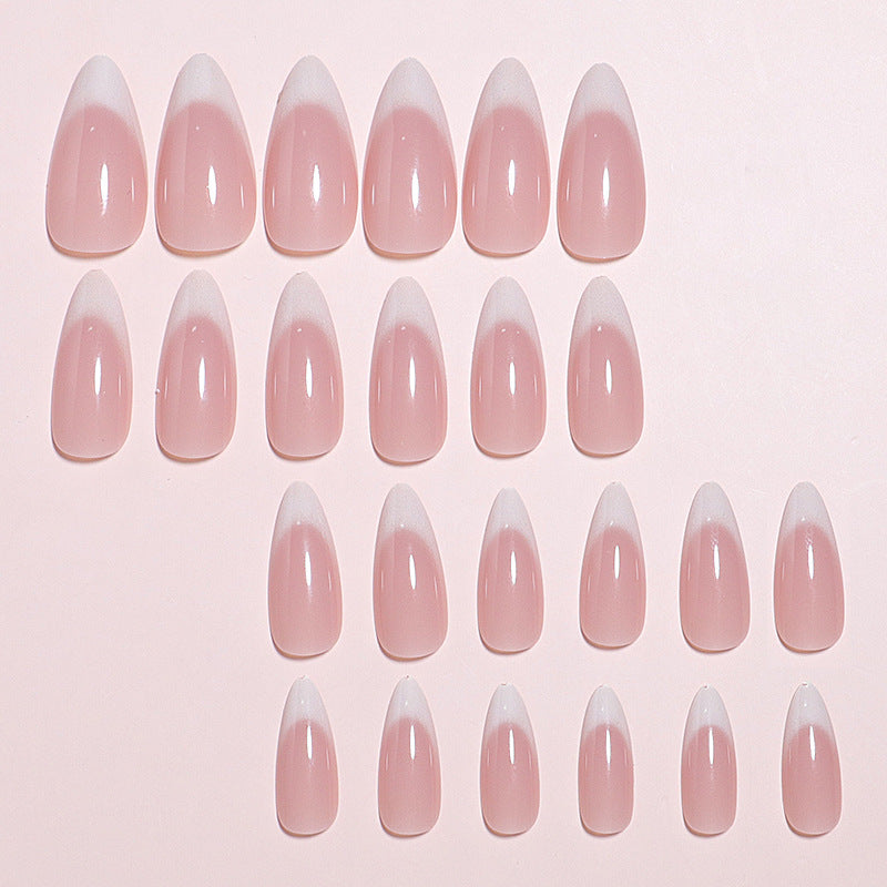Elegant Almond-Shaped Press-On Nail Tips Bowlift