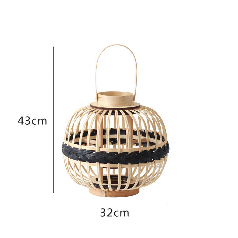 Decorative Rattan Lantern Bowlift