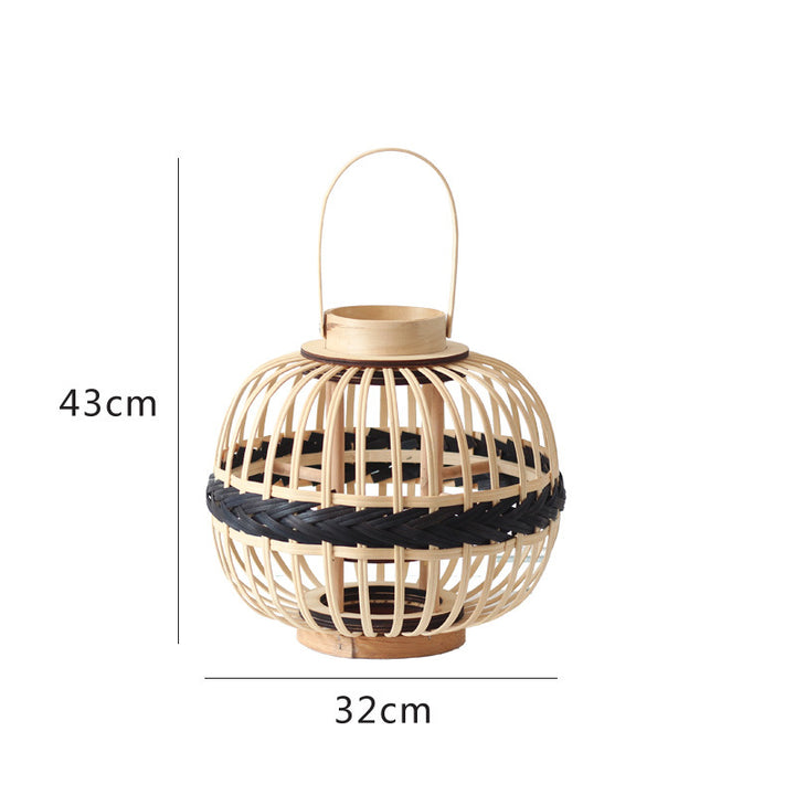 Decorative Rattan Lantern Bowlift