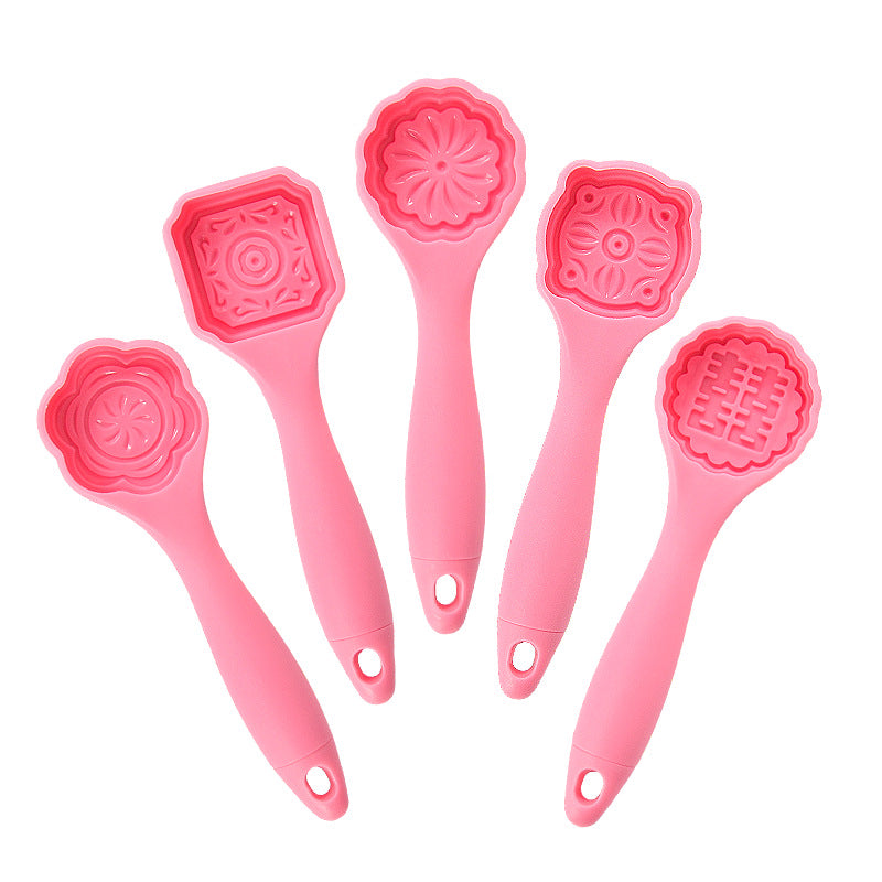 Silicone Cookie Stamp Set with Various Patterns Bowlift