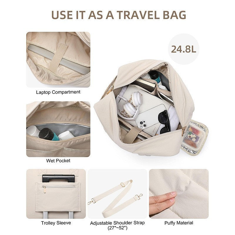 Quilted Multi-Functional Insulated Lunch Tote Bowlift