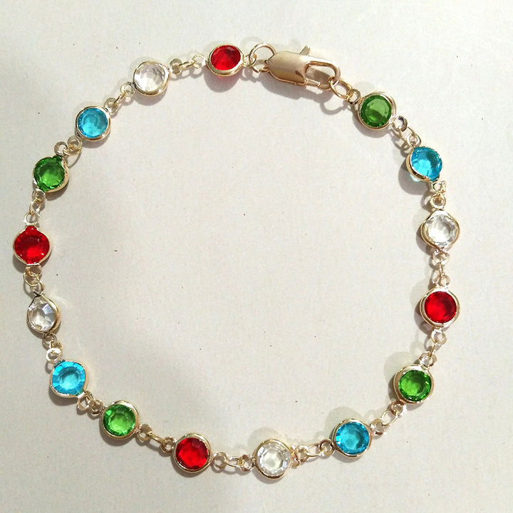 Multi-Color Gemstone Bracelet Bowlift