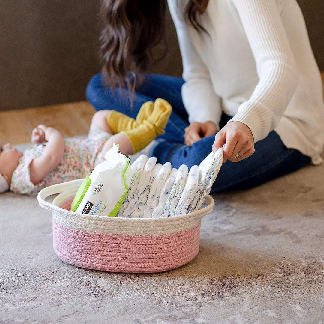 Ladies durable and stylish storage basket in layered look Bowlift