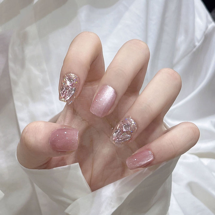 Floral Design Press-On Nails Bowlift