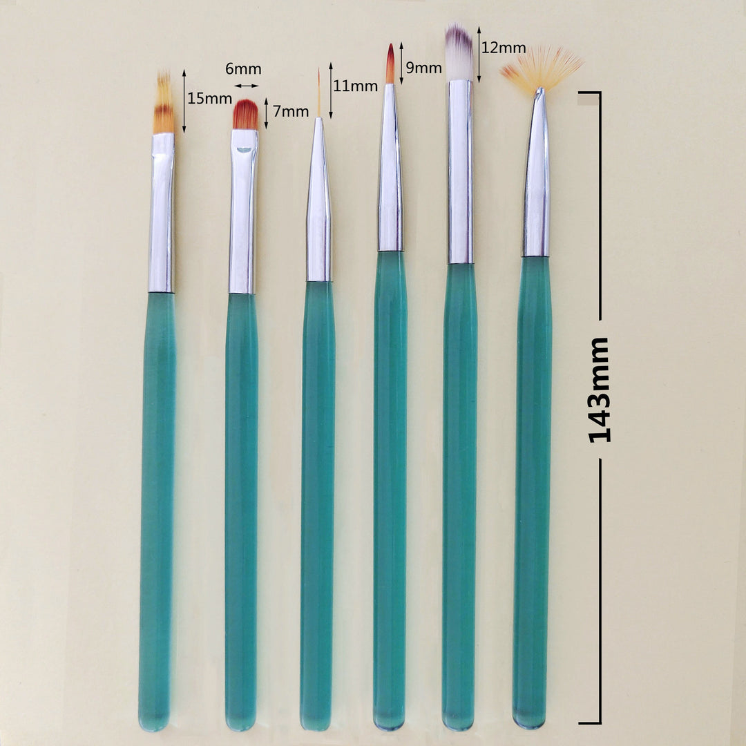 Precision Nail Art Brush Collection Bowlift