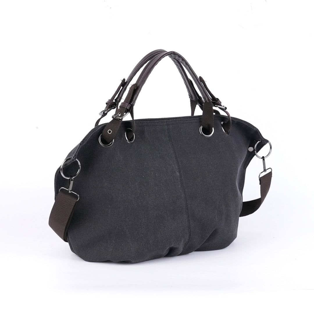 Stylish Multi-Pocket Canvas Handbag Bowlift