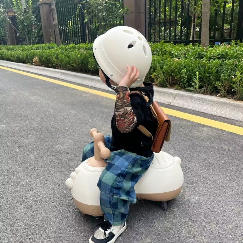 Children's Protective Dot-Style Helmet Bowlift