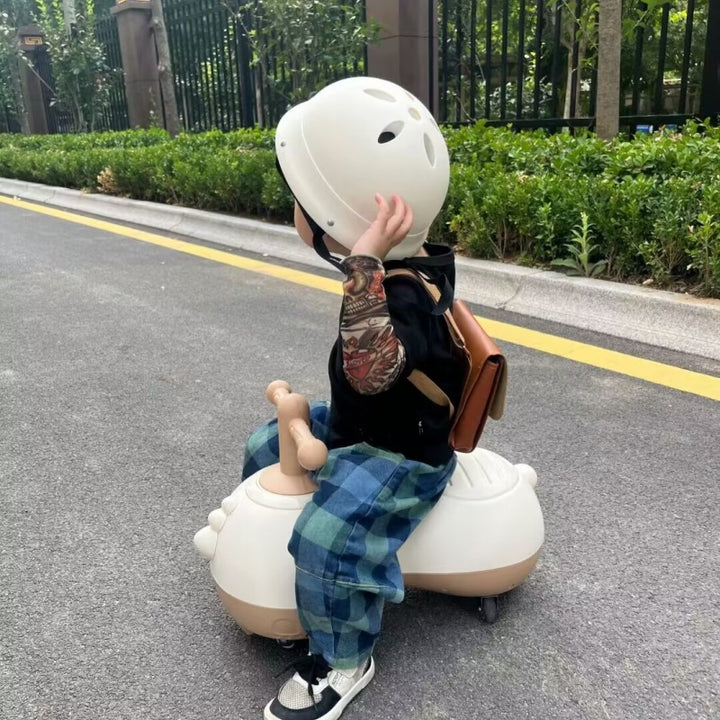 Children's Protective Dot-Style Helmet Bowlift