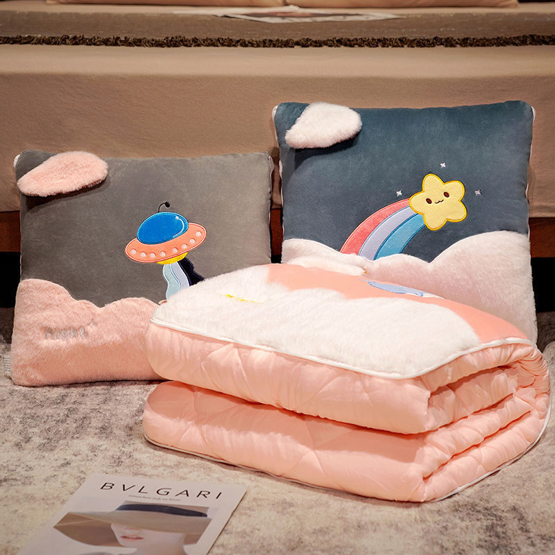 Plush Cushion Set with Cactus Design Bowlift