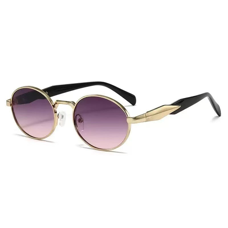 Elegant Modish Oval Frame Sunglasses Bowlift