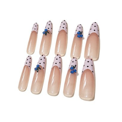 Floral Designer Press-On Nail Tips Bowlift