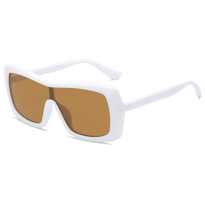 Women's stylish oversized sunglasses in futuristic design Bowlift