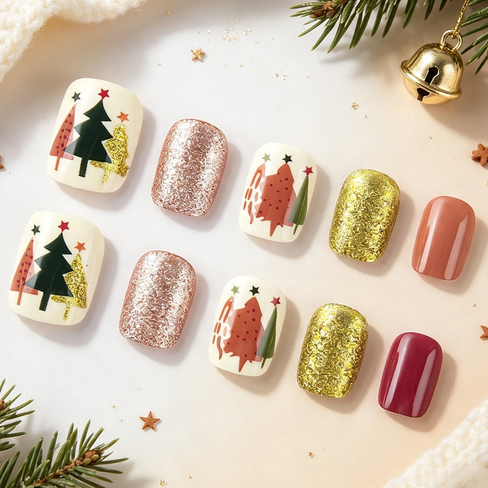 Seasonal Forest-Themed Nail Art Set Bowlift