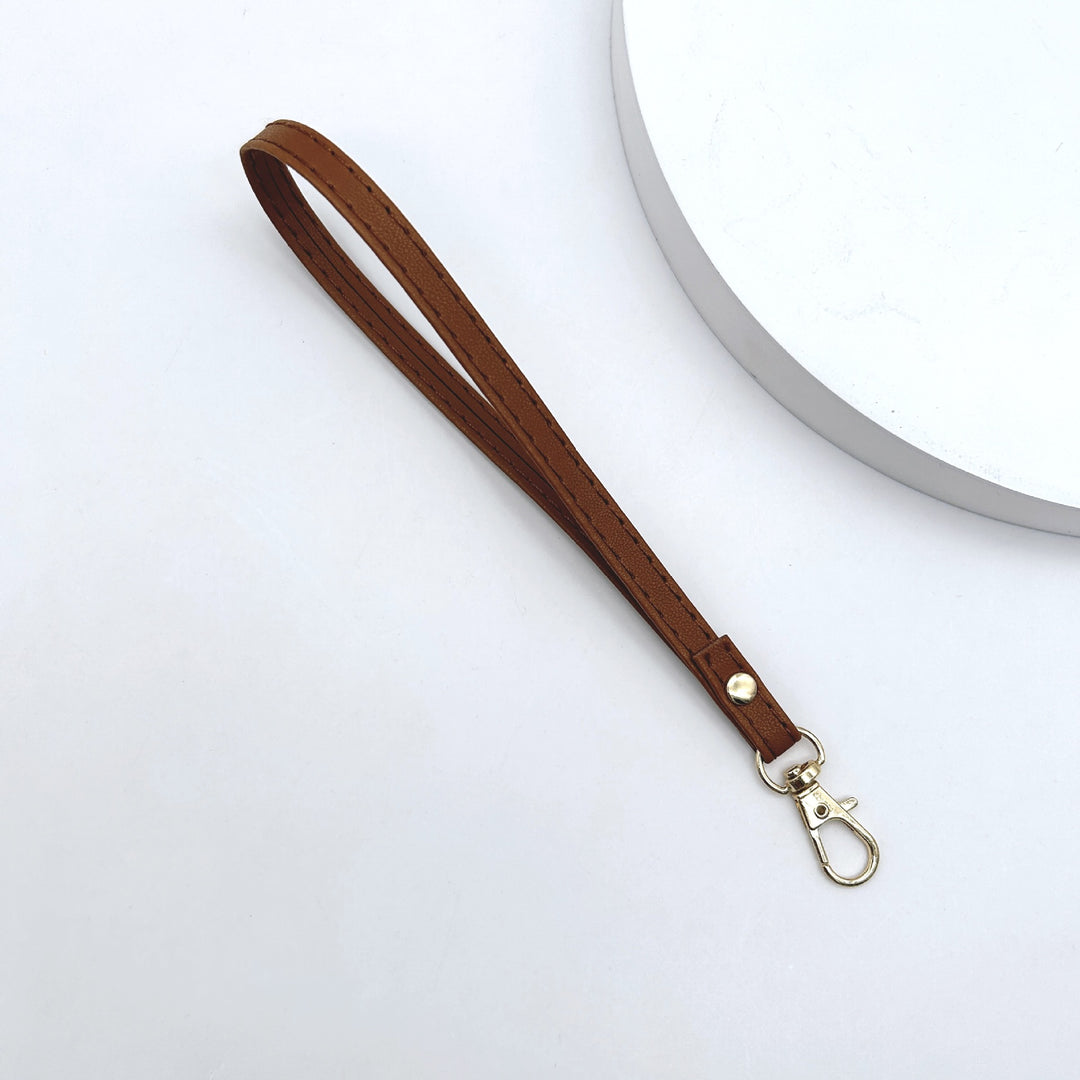 Durable Synthetic Leather Lanyard Bowlift