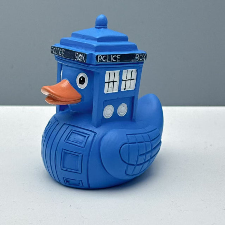 Playful rubber duck in police design Bowlift