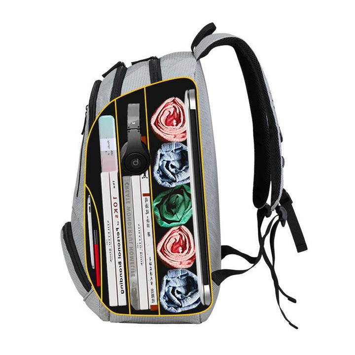 Backpack with generous storage space and intelligent organizer Bowlift
