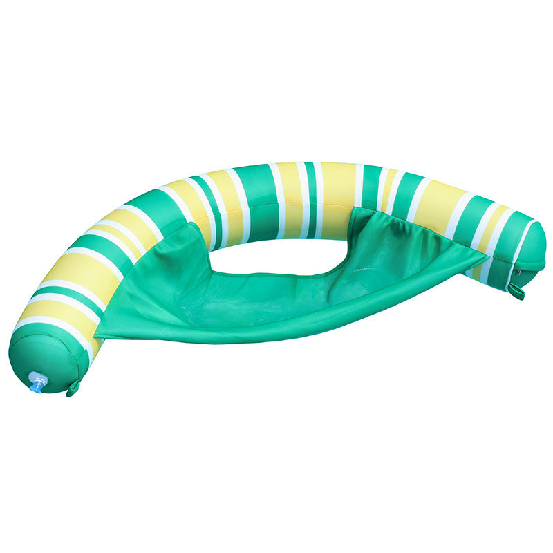 Women's Inflatable Swimming Lounge with Net Support Bowlift