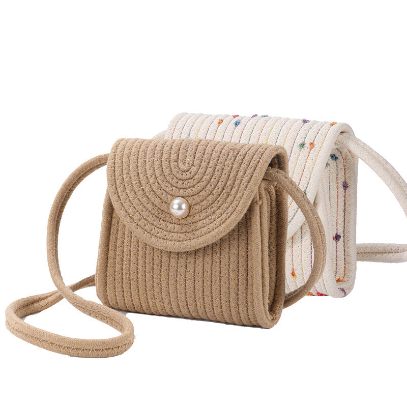 Women's Fashion Shoulder Bag with Decorative Pearl Closure Bowlift