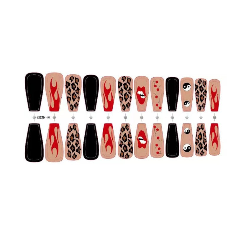 Artificial nails in creative designs with animal and face motifs Bowlift