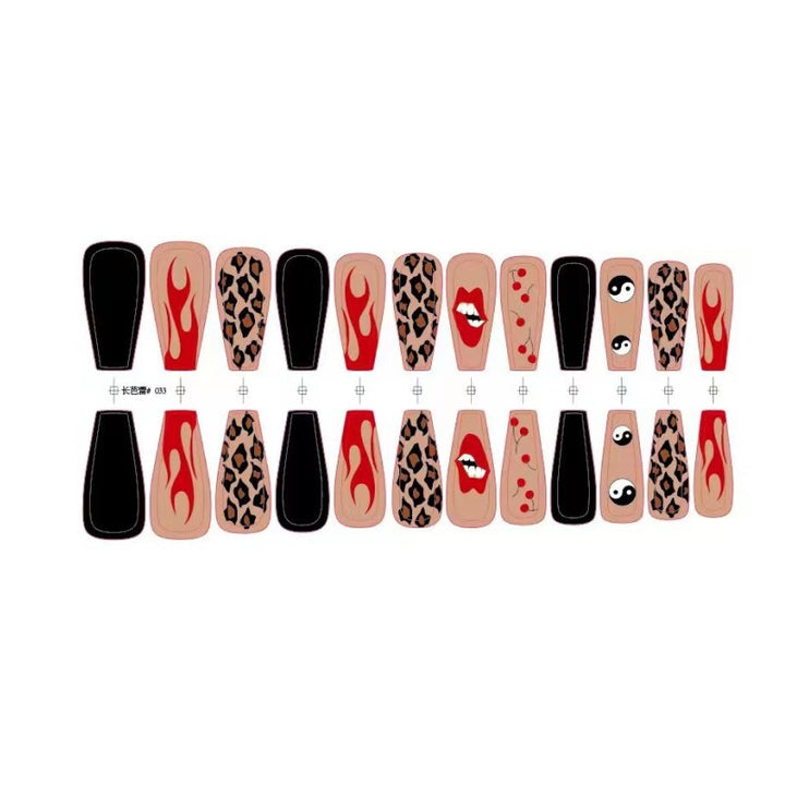 Artificial nails in creative designs with animal and face motifs Bowlift