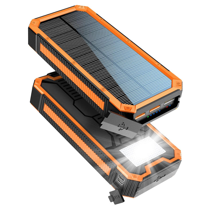 Portable solar power bank with high-load design and multiple outputs Bowlift